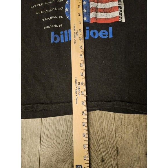 Vintage 1995  Elton John Billy Joel Tour TShirt LARGE Black Single Stitch USA - Picture 7 of 9
